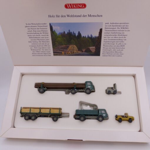 Wiking 1:87 Set 09906753 Im Dienst der Forstwirtschaft in OVP EX6421 – Bild 4