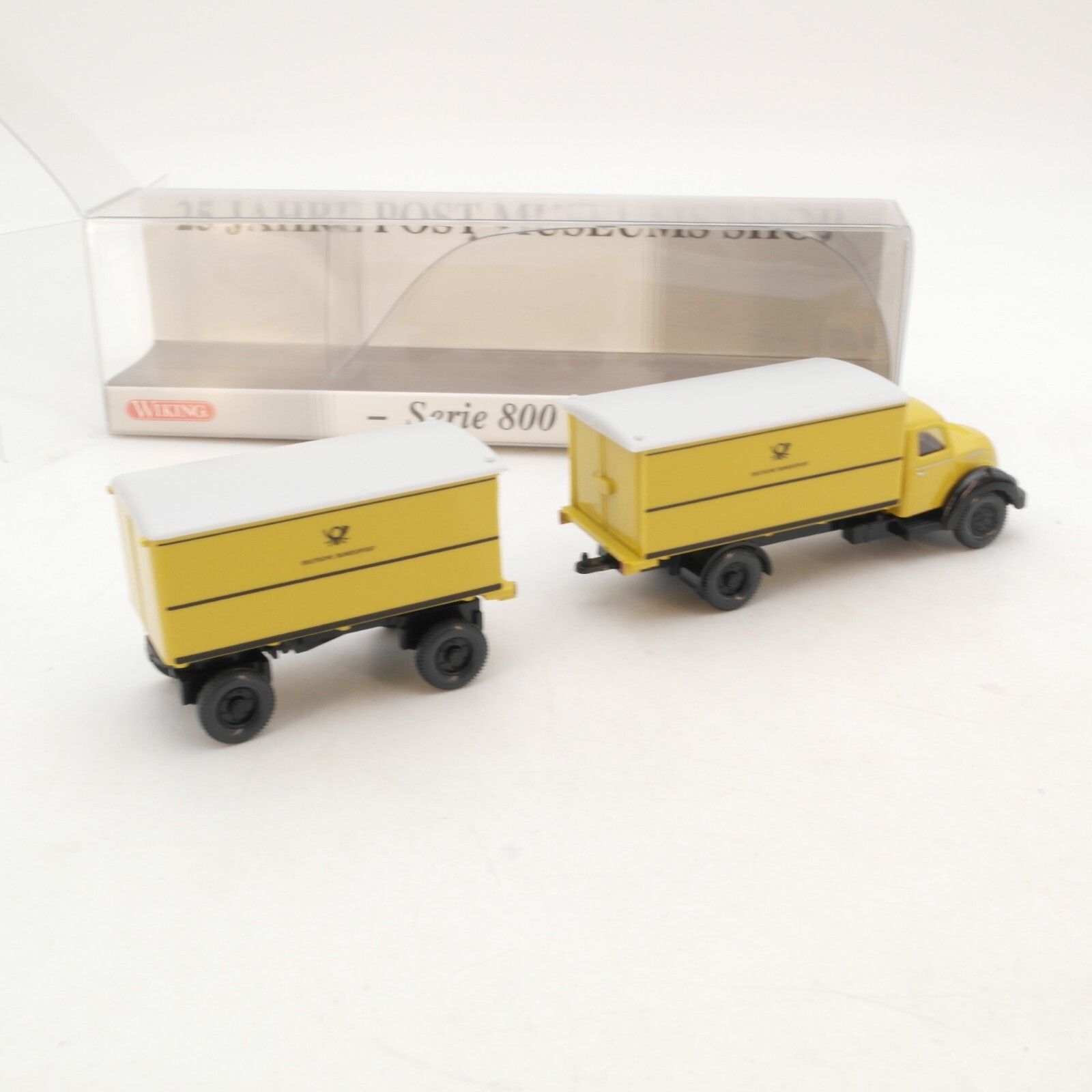 Wiking 1:87 SoMo Magirus Hängerzug 25 Jahre Post Museums Shop in OVP RG8140 – Bild 3
