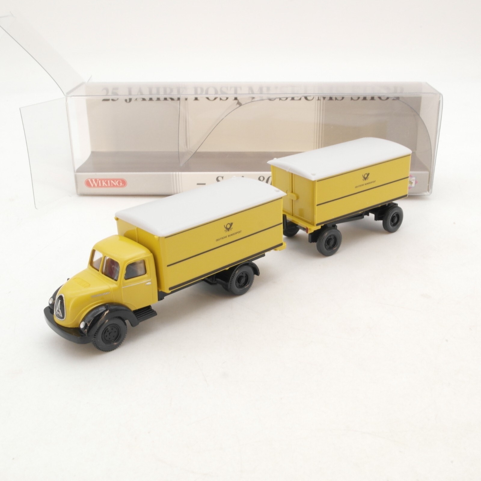 Wiking 1:87 SoMo Magirus Hängerzug 25 Jahre Post Museums Shop in OVP RG8140