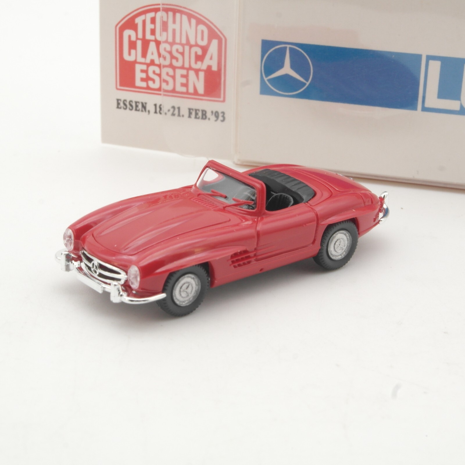 Wiking 1:87 Sondermodell Mercedes 300 SL LUEG Oldtimer Service in OVP QR7273 – Bild 3