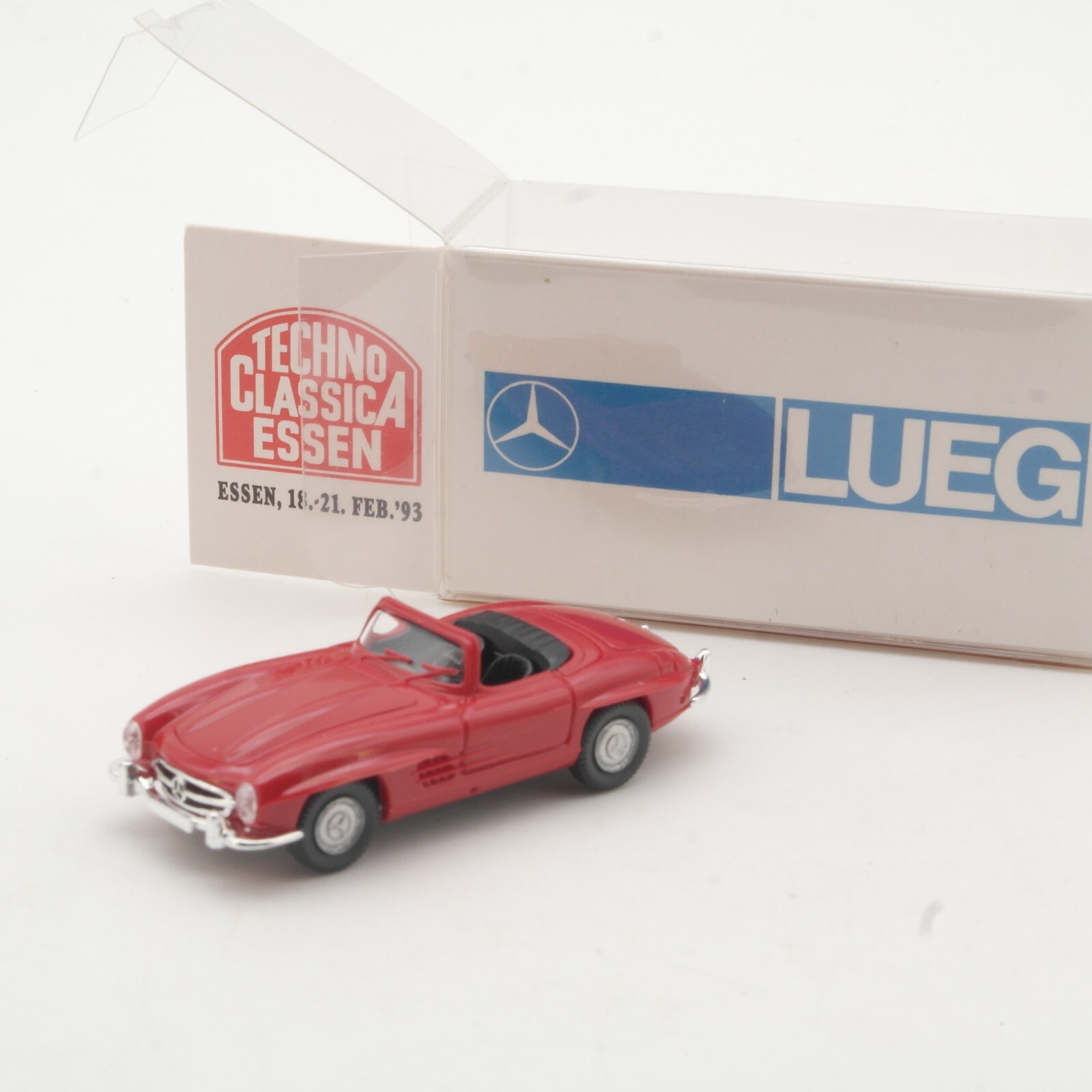 Wiking 1:87 Sondermodell Mercedes 300 SL LUEG Oldtimer Service in OVP QR7273