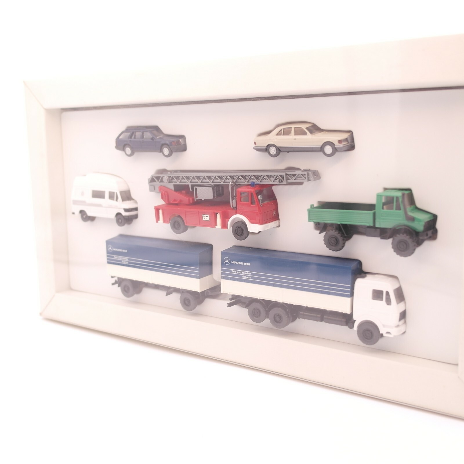 Wiking 1:87 Werbe-Set Mercedes-Benz mit 6 Fahrzeugen in OVP RT4301 – Bild 4