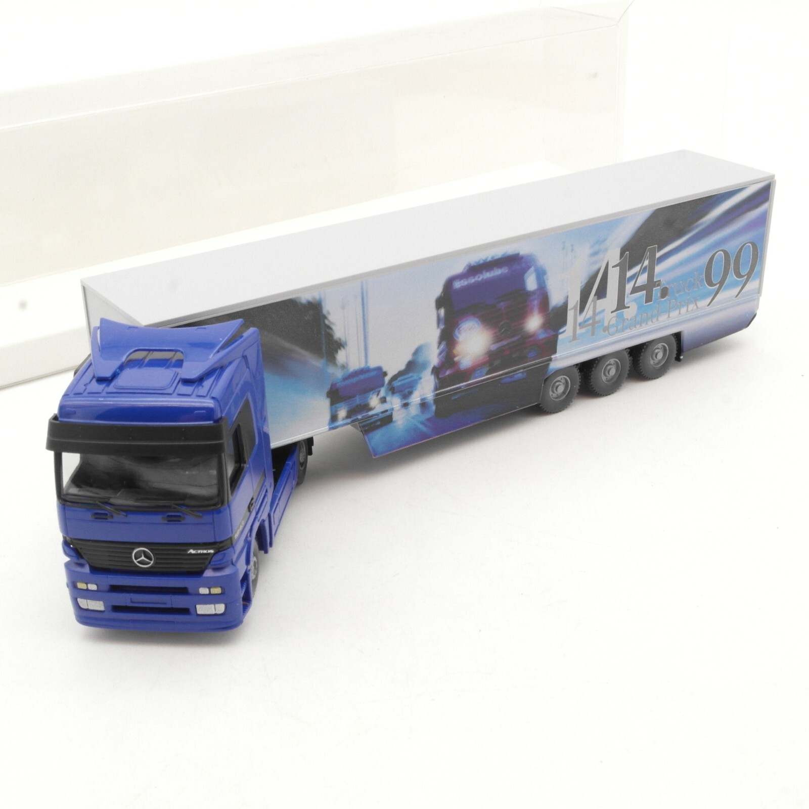 Wiking 1:87 Werbemodell MB Sattelzug 14. Grand Prix Truck 99 in OVP RA6008