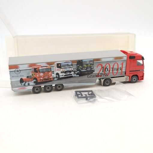 Wiking 1:87 Werbemodell MB Sattelzug Grand Prix 2001 in OVP RF3445 – Bild 3
