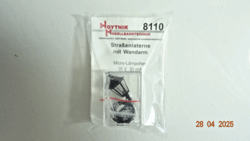 Woytnik Spur 1 8110 Straßenlaterne mit Wandarm in OVP CK7885