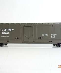 AHM H0 gedeckter Güterwagen mit Panzer der US Army in OVP PR2879