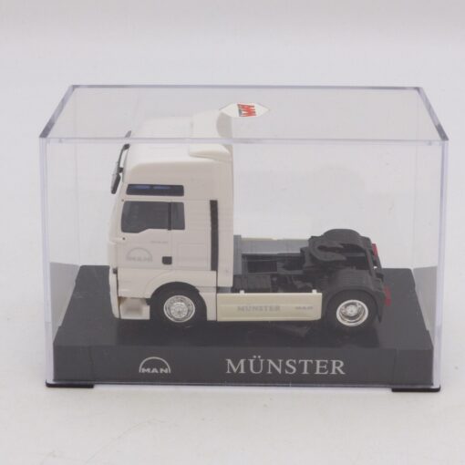 AMW / AWM 1:87 MAN TGA Zugmaschine weiß MÜNSTER, in PC Box EX1764 – Bild 4
