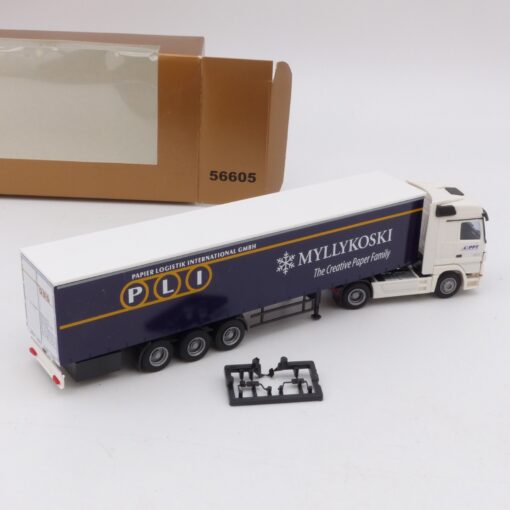 AMW / AWM 1:87 Sondermodell 56605 MB Actros Sattelzug MYLLYSKOSKI in OVP EX6834 – Bild 3