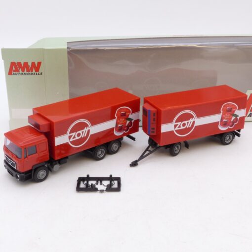 AWM / AMW 1:87 Nr.: 5512-1 MAN F90 Hängerzug Zott, in EVP EB7328