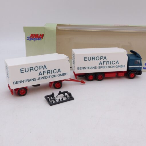 AWM / AMW 1:87 Nr.: 60064 MAN F90 Hängerzug Benntrans, in EVP EB7736 – Bild 3