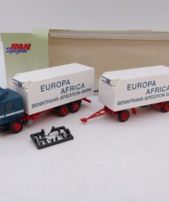 AWM / AMW 1:87 Nr.: 60064 MAN F90 Hängerzug Benntrans, in EVP EB7736