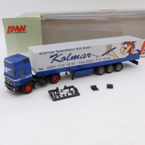 AWM / AMW 1:87 Nr.: 70258 MAN F90 Sattelzug Kolmar KG Köln, in EVP EB7353