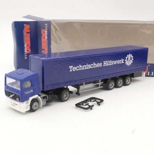 Albedo 1:87 660005 Volvo F12  Sattelzug Technisches Hilfswerk in OVP QR8155