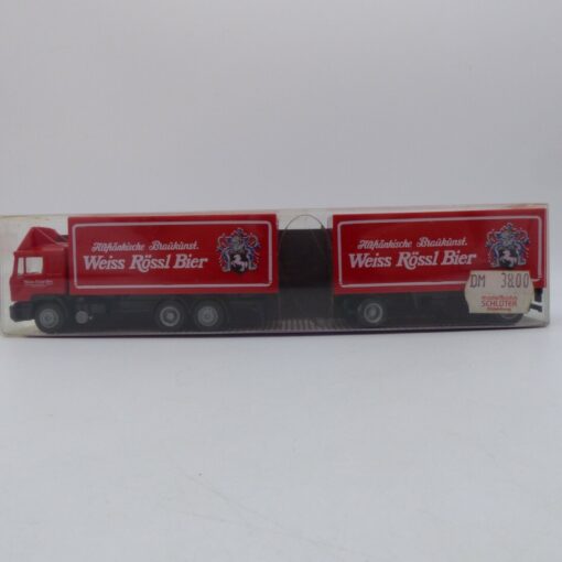 Albedo 1:87 MAN F90 Hängerzug Weiss Rössl Bier in OVP EA6773 – Bild 4
