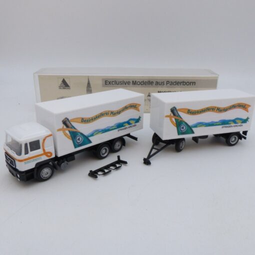 Albedo / Herpa 1:87 MAN F2000 Hängerzug Efringen Kirchen, in OVP EB61