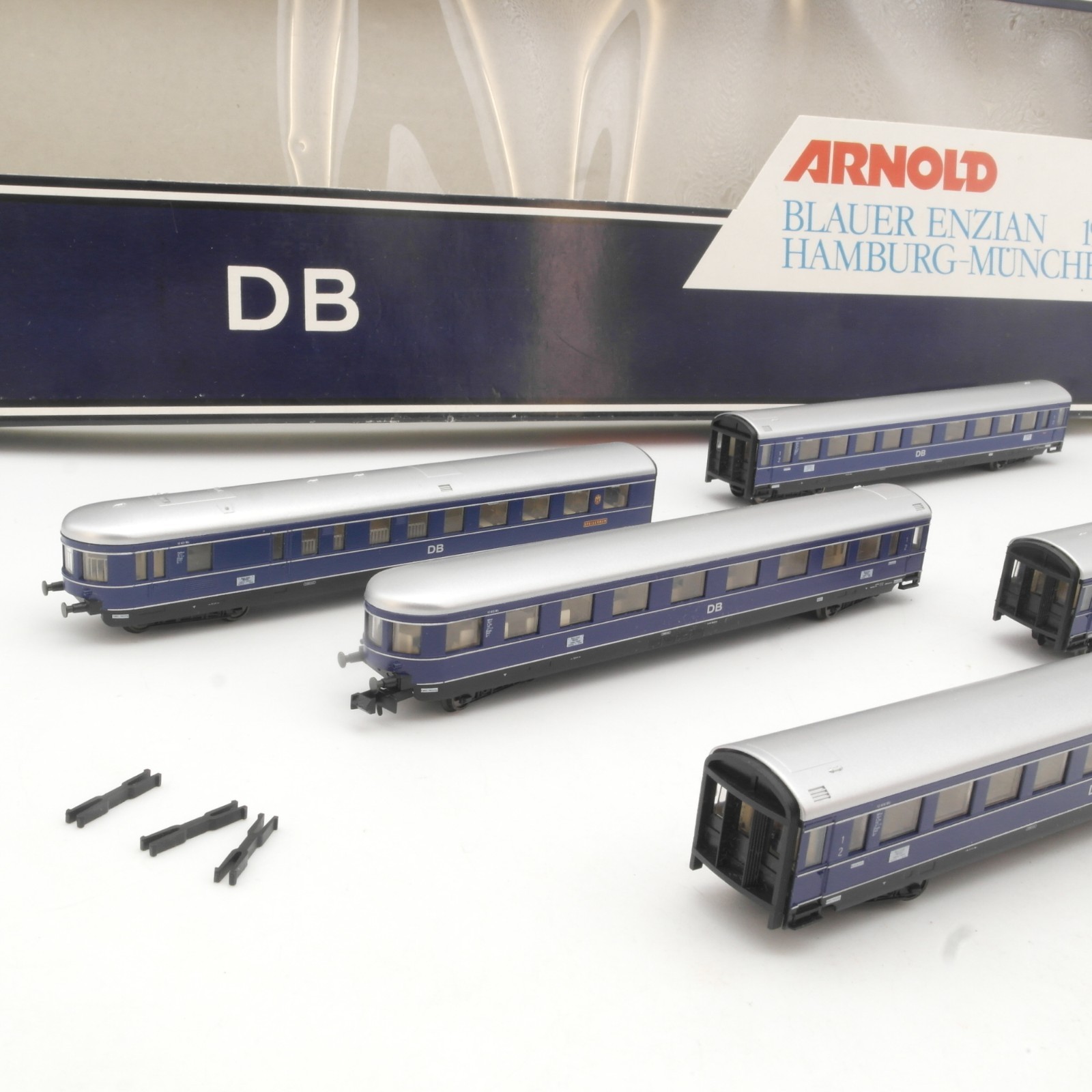 Arnold N 0174 Wagen Set Blauer Enzian 1952 Hamburg München der DB in OVP RR5302 – Bild 3