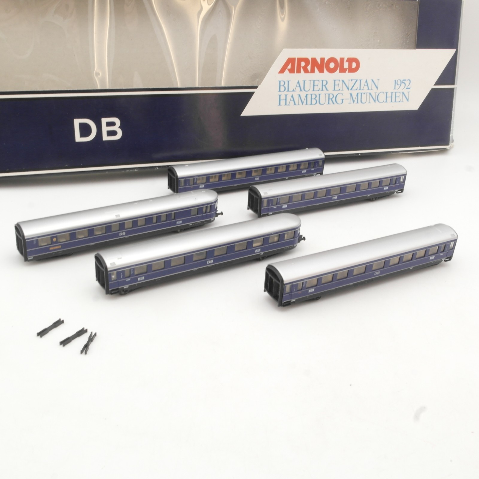 Arnold N 0174 Wagen Set Blauer Enzian 1952 Hamburg München der DB in OVP RR5302 – Bild 4