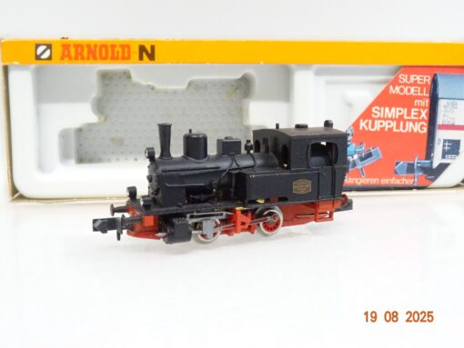 Arnold N 2242 Dampflok Hanomag mit Simplex-Kupplung in OVP JL2426