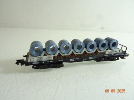 Arnold N 4962 Schwerlastwagen mit Walzblechrollen Thyssenstahl RR3449 o.