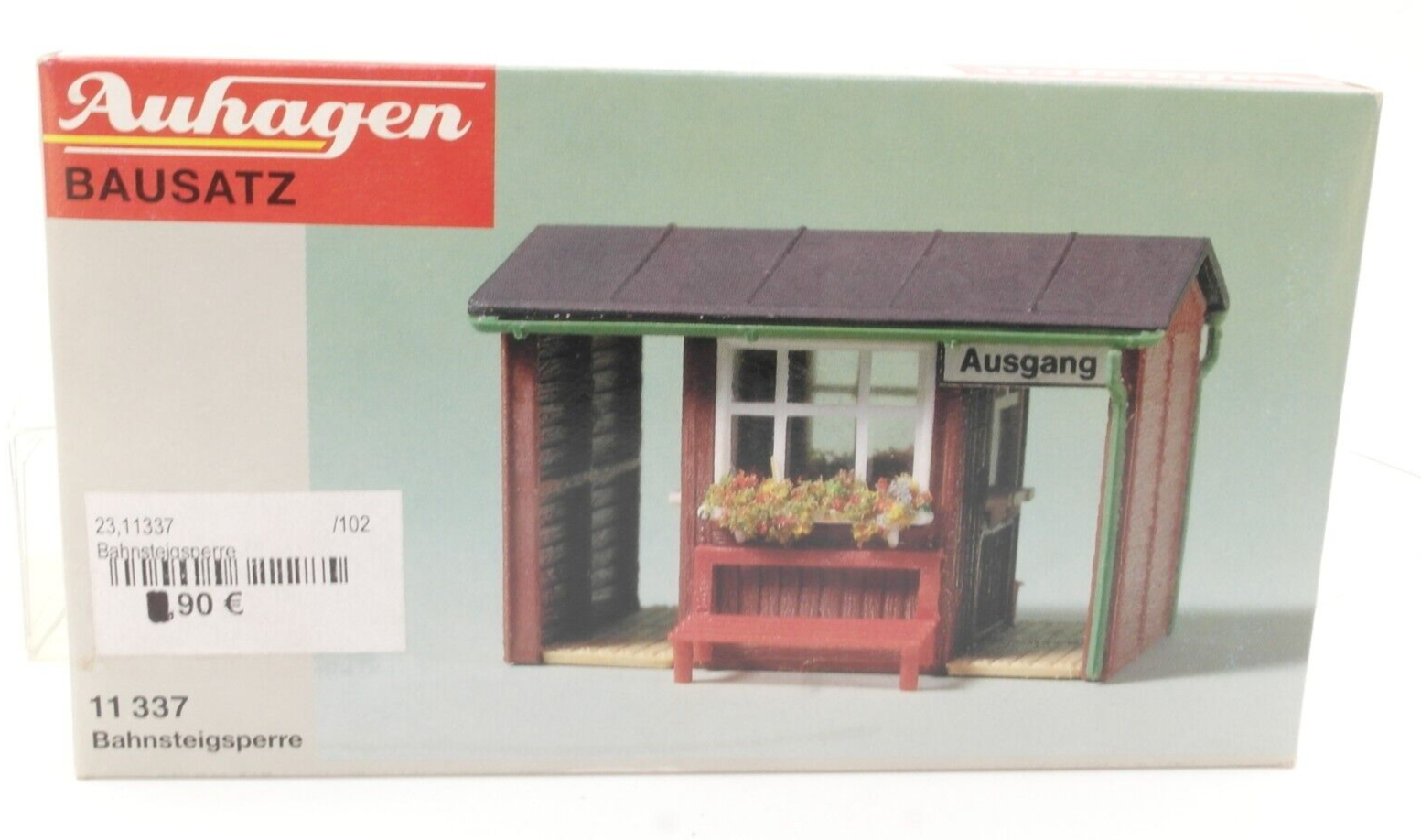 Auhagen H0 Bausatz 11 337 Bahnsteigsperre neuwertig in OVP QR4855