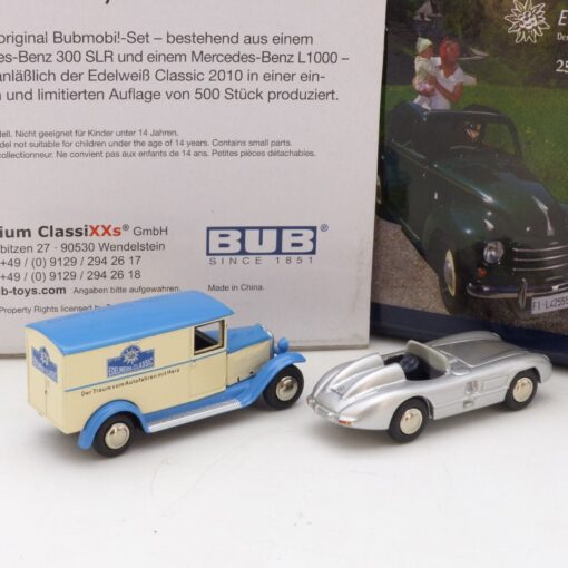 BUB 1:87 Set: Edelweiß Classic 2010 - MB 300 SLR + MB L1000, in OVP EX1479 – Bild 3