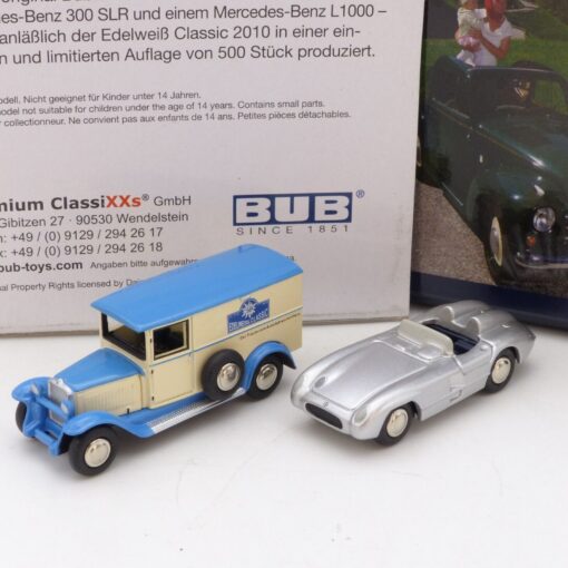 BUB 1:87 Set: Edelweiß Classic 2010 - MB 300 SLR + MB L1000, in OVP EX1479