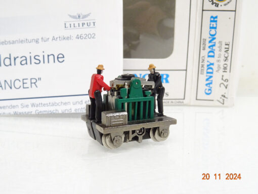 Bachmann H0 46202 Schienendraisine Gandy Dancer in OVP LE7349