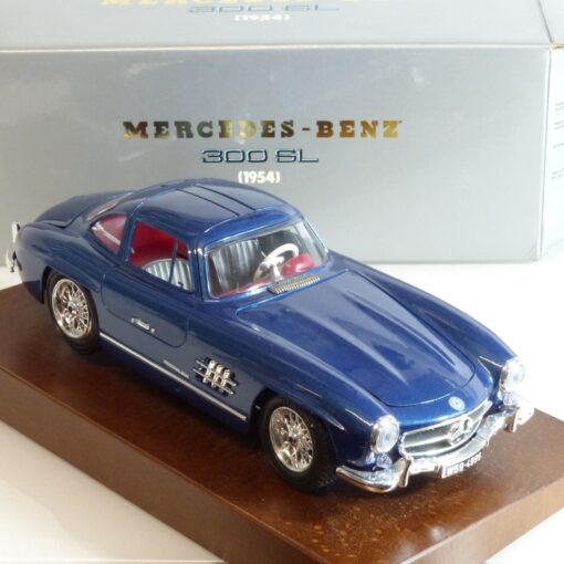 Bburago 1:18 3513 Mercedes Benz 300 SL (1954) blau metallic in OVP EX3223 – Bild 3