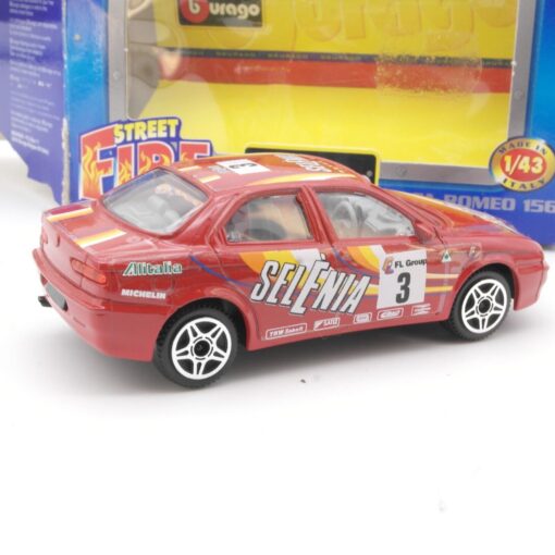 Bburago 1:43 4111 Alfa Romeo 156 #3 in OVP QR5137 – Bild 3