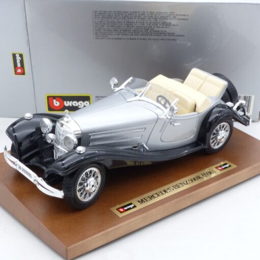 Bburago / Burago 1:18 3520 Mercedes Benz 500K Roadster zweifarbig in OVP EX4399 – Bild 3
