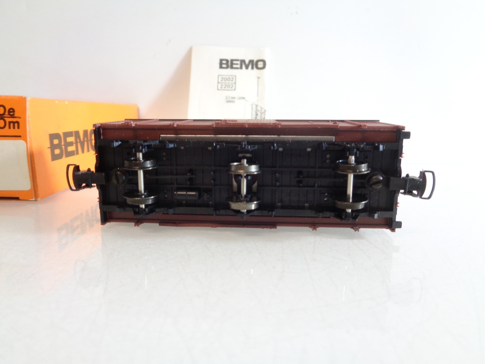 Bemo H0e 2002 817 gedeckter Güterwagen der DB in OVP BH826 – Bild 4