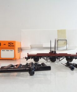 Bemo H0e 2006 Langholzwagen Hsm der DB in OVP BH825