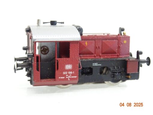 Brawa H0 0472 Diesellok Köf II BR 322 156-1 der DB 3-Leiter-Gleichstrom JL2098 o – Bild 3