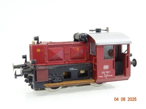 Brawa H0 0472 Diesellok Köf II BR 322 156-1 der DB 3-Leiter-Gleichstrom JL2098 o