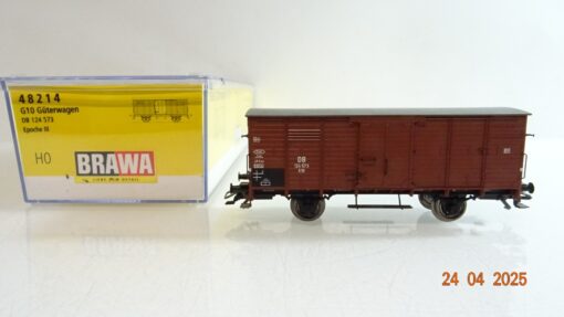 Brawa H0 48214 gedeckter Güterwagen G10 der DB in OVP PR7229