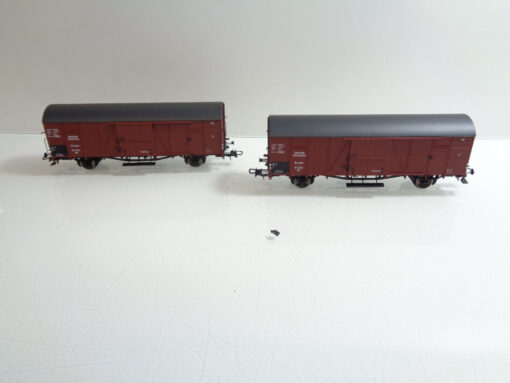 Brawa H0 48683+48691 AC gedeckter Güterwagenset der DR Dresden in EVP AR5759 – Bild 3