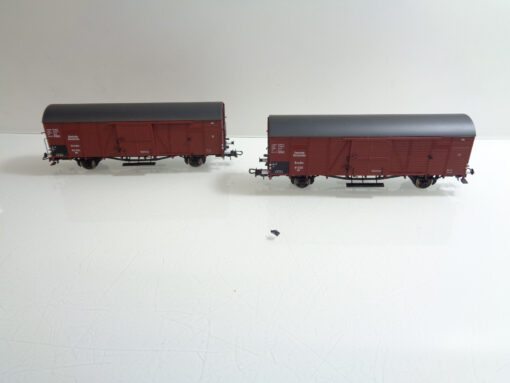 Brawa H0 48683+48691 AC gedeckter Güterwagenset der DR Dresden in EVP AR5759 – Bild 3