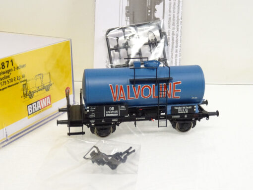 Brawa H0 48871 Kesselwagen 2-achs. Valvoline der DB Neu in OVP LE641