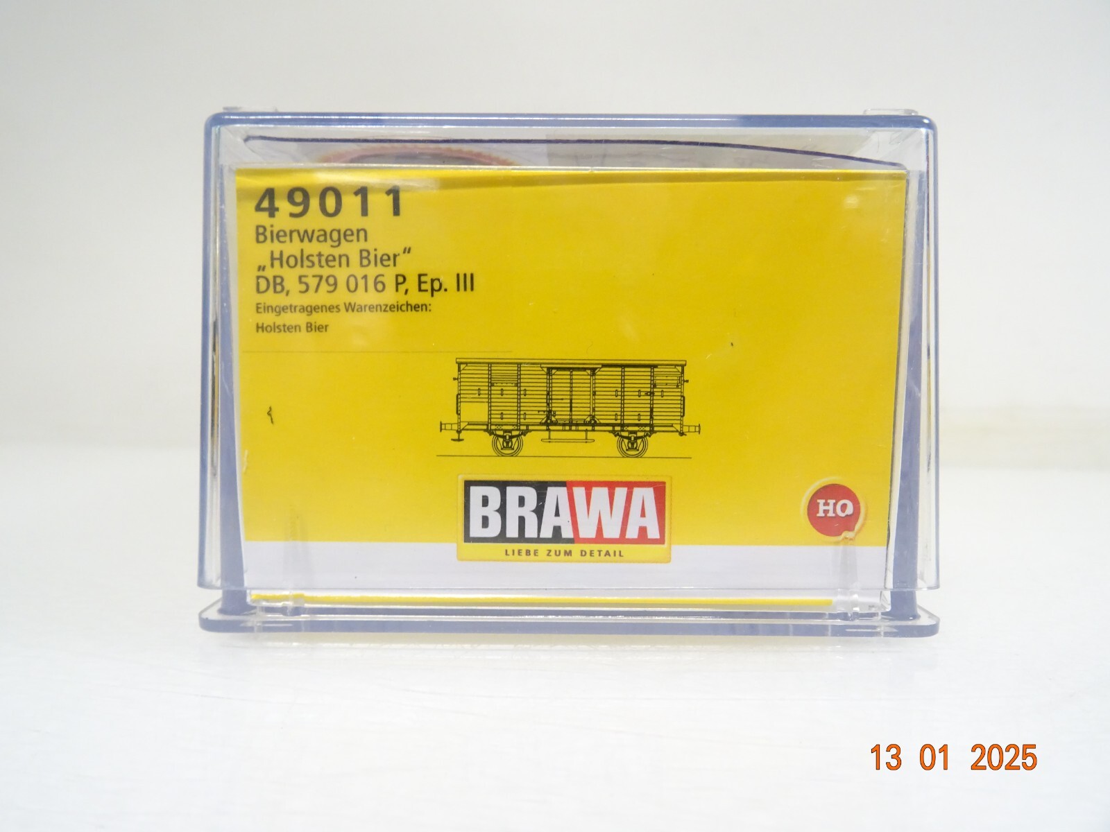 Brawa H0 49011 Kühlwagen Hosten der DB in OVP PR5225