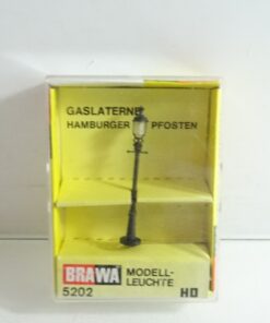 Brawa H0 5202 Gaslaterne Hamburger Pfosten siehe Foto in OVP CK7694