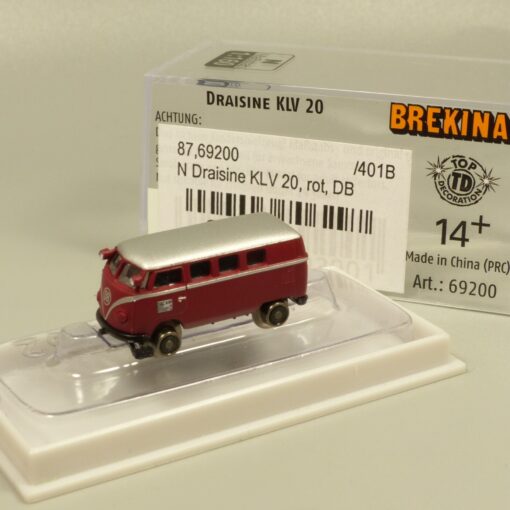 Brekina 1:160 69200 N Draisine KLV 20 rot DB in OVP EX6238