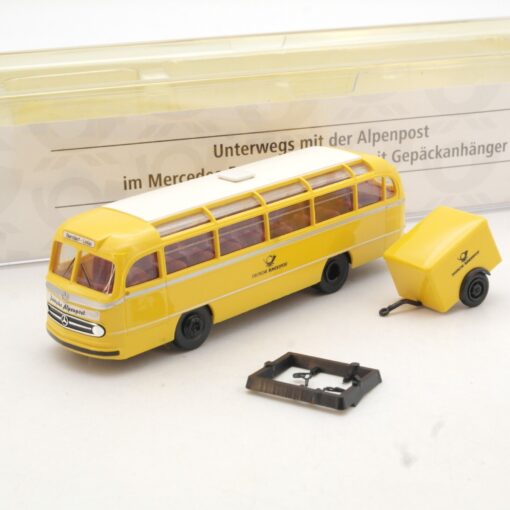 Brekina 1:87 010529 Mercedes O6600 Bus O 321 H Alpenpost in OVP QR2404