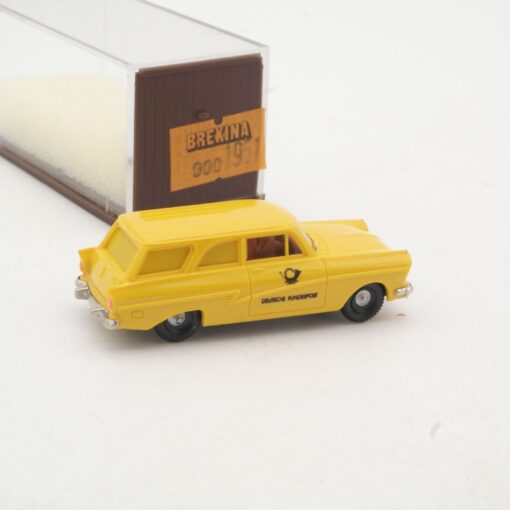 Brekina 1:87 1961 Opel Rekord Deutsche Post in OVP QR9389 – Bild 3