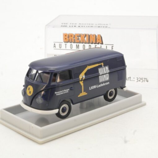 Brekina 1:87 32574 VW T1b Hiab LKW Ladekran in OVP QR2213
