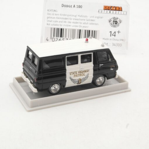 Brekina 1:87 34310 Dodge A 100 State Highway Patrol in OVP QR9585 – Bild 3