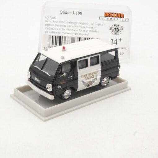 Brekina 1:87 34310 Dodge A 100 State Highway Patrol in OVP QR9585