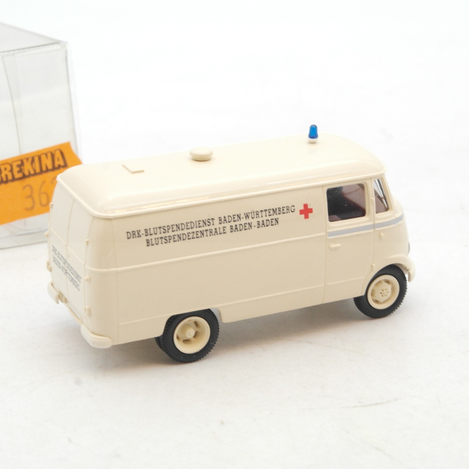 Brekina 1:87 3623 MB L319 Kasten DRK Blutspendedienst in OVP RF9374 – Bild 3