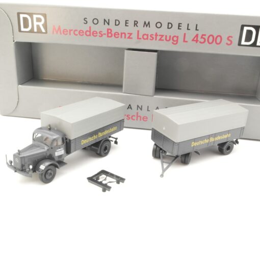 Brekina 1:87 44114 MB Lastzug L 4500 S Sondermodell 50 Jahre DB in OVP RR868
