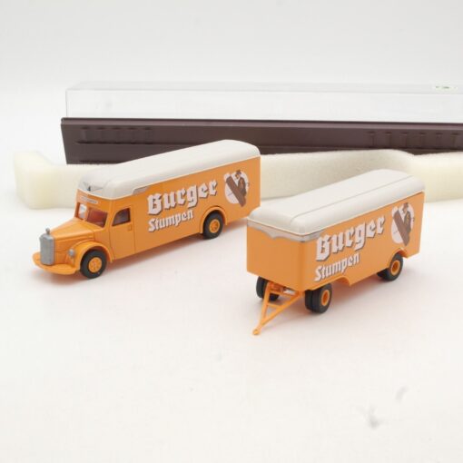 Brekina 1:87 5517 MB Hängerzug Burger Stumpen in OVP QR2417