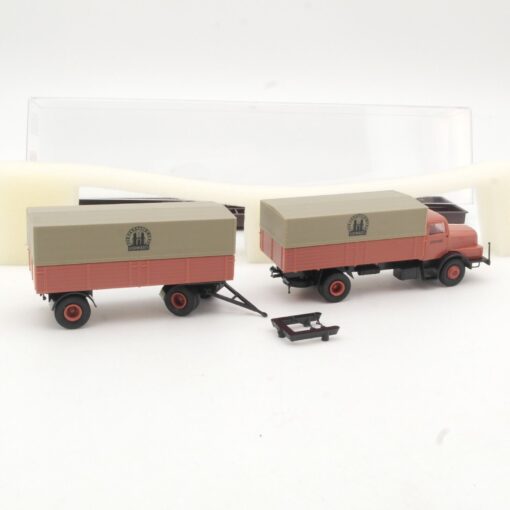 Brekina 1:87 71162 IFA H6 Hängerzug Parafinwerk Vorwärts in OVP QR9271 – Bild 3